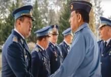 Romanian Air Force presented Guard of Honour to Air Chief Marshal Zaheer Ahmed Baber Sidhu Chief Marshal Zaheer Ahmed Baber Sidhu